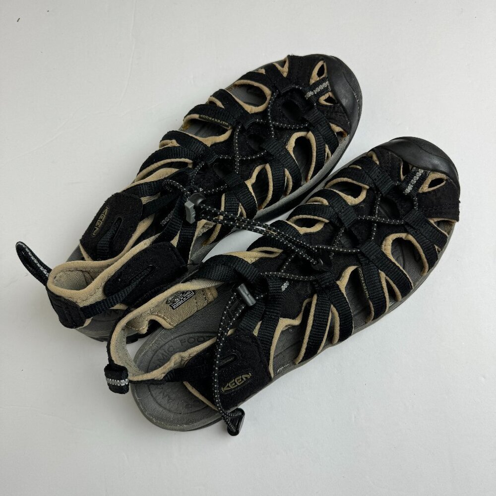 KEEN Hiking Walking Sandals Black Size 10